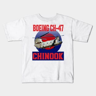 RAF Chinook in RAF roundel Kids T-Shirt